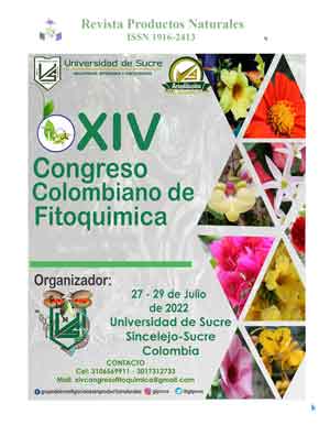 					Ver Vol. 5 Núm. 2 (2022): XIV Congreso Colombiano de Fitoquímica
				